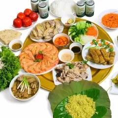 Mâm nhôm 52cm dùng ăn cơm gia đình 3–4 người — ảnh 4