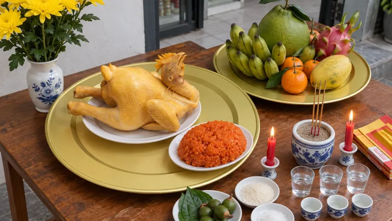 Mâm cúng khai trương gồm những gì? Cách chuẩn bị đơn giản cho cửa hàng, công ty