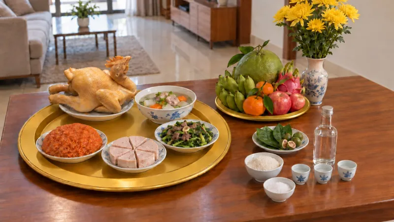 Mâm cúng nhập trạch gồm những gì? Lễ vật đơn giản và thủ tục về nhà mới