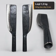 Dao chặt xương rèn từ nhíp ô tô 1,4kg, 1,2kg — ảnh 6
