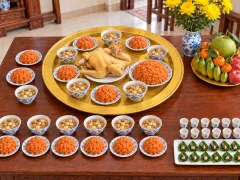 Mâm cúng đầy tháng cho bé trai, bé gái gồm những gì? Cách làm đơn giản