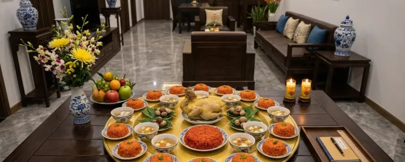 Mâm cúng thôi nôi cho bé trai, bé gái gồm những gì? Cách bày đơn giản