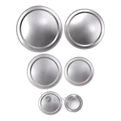 Bộ 6 mâm nhôm anod trắng đủ cỡ 80, 70, 61, 52, 42 và 32cm nhìn từ trên xuống