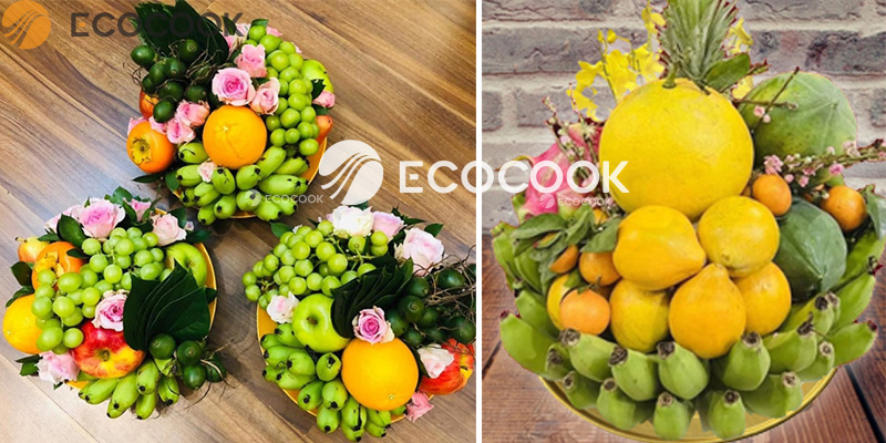 hình ảnh mâm ngũ quả thắp hương, đi chùa đẹp ecocook