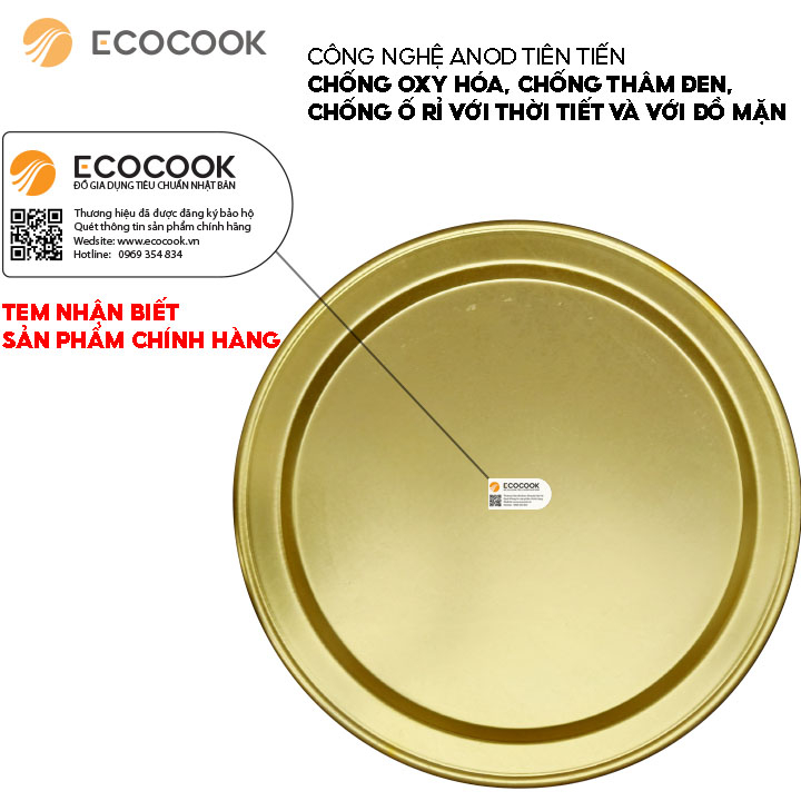Nhận biết mâm đại ăn lẩu chính hãng Ecocook